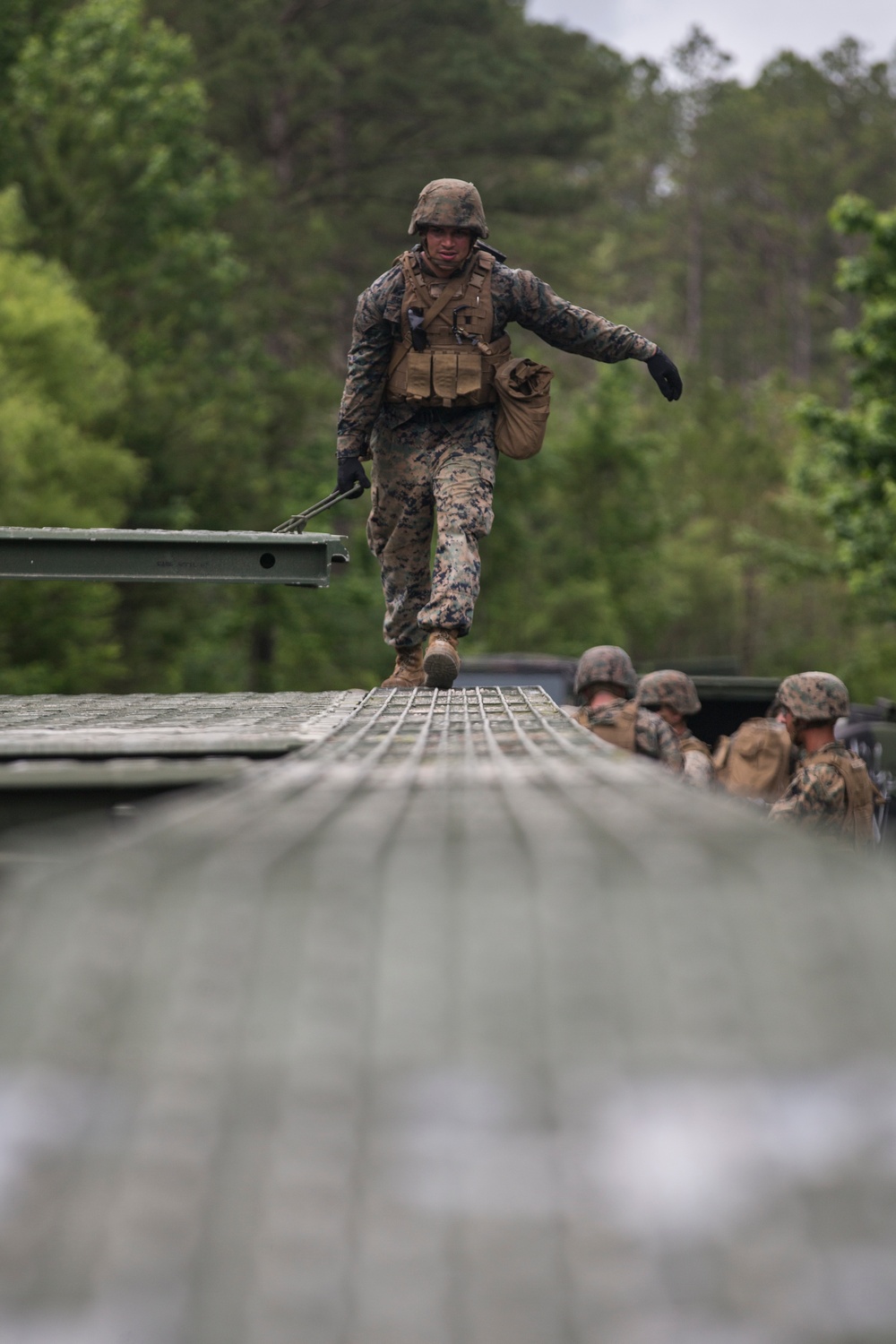 8th ESB Bridge Building Drill