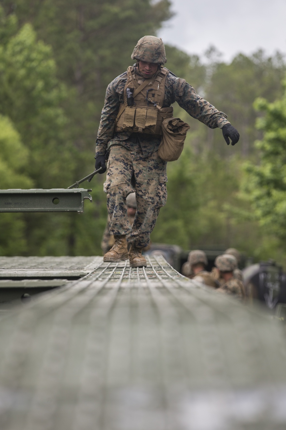 8th ESB Bridge Building Drill