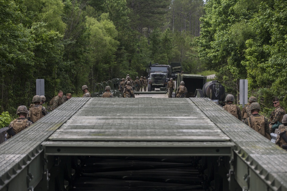 8th ESB Bridge Building Drill