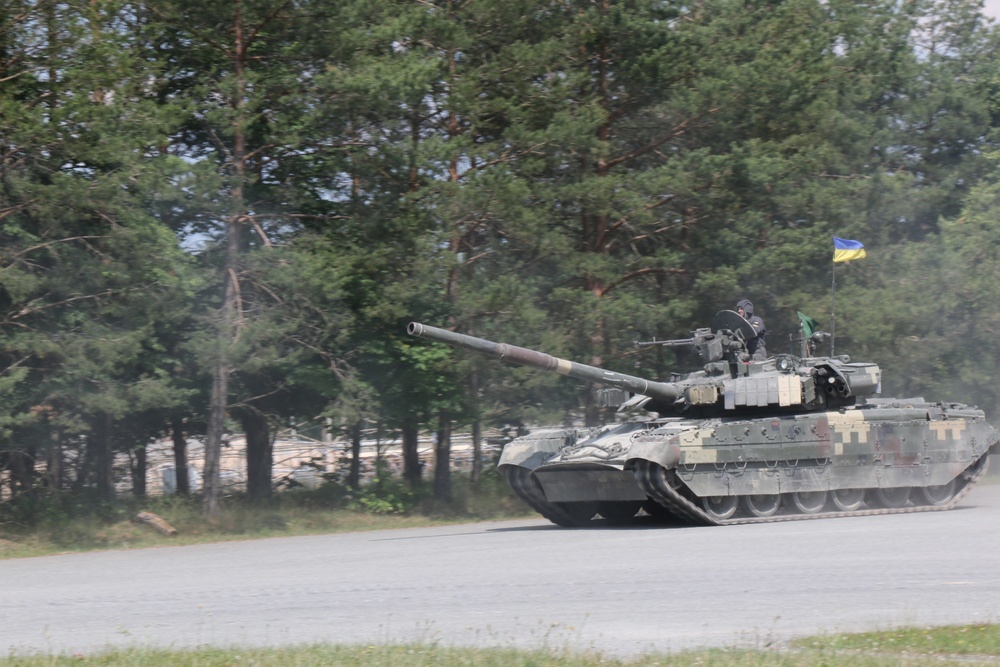 Ukrainian tanks participate in Strong Europe Tank Challenge 2018