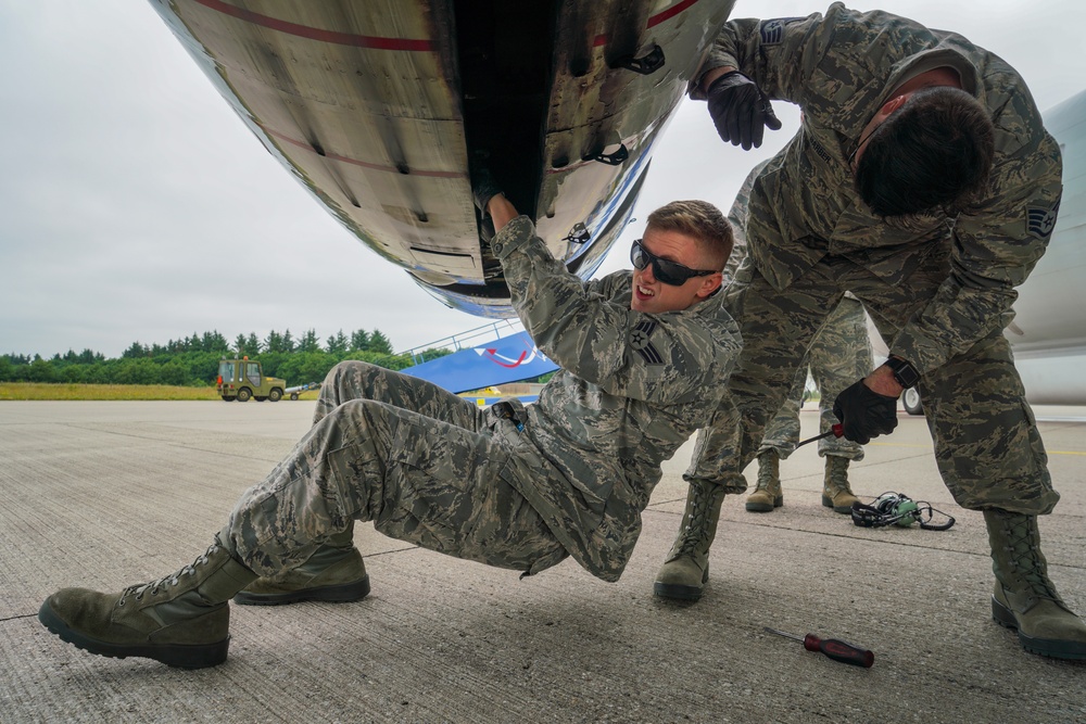 JSTARS brings unique C2ISR to BALTOPS and Saber Strike 18 exercises