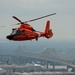 Coast Guard aircrew flies over New Orleans