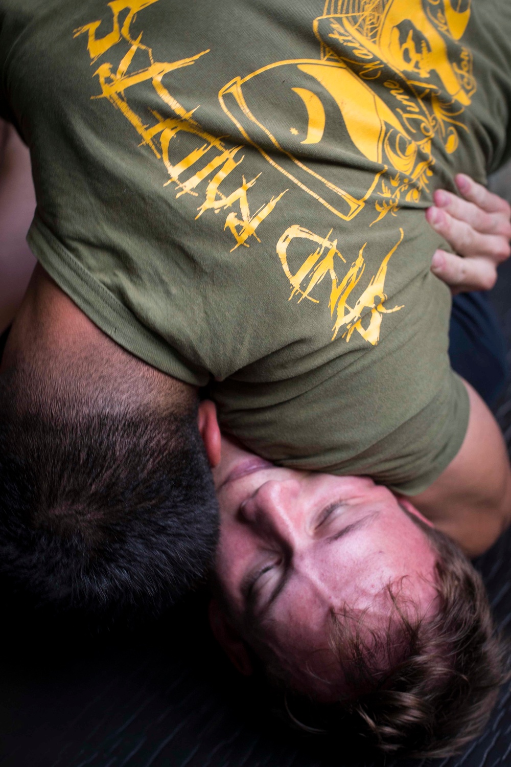 Combat Logistics Battalion 13 and Battalion Landing Team 3/1 practice grappling techniques