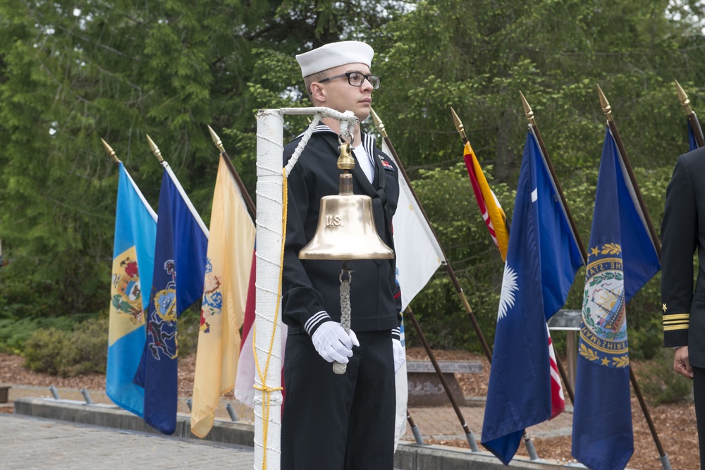 Submarine Group 9 Memorial Day &quot;Tolling the Boats&quot; Ceremony