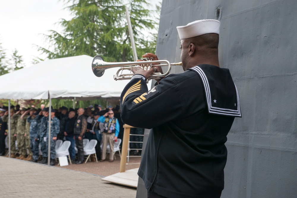 Submarine Group 9 Memorial Day &quot;Tolling the Boats&quot; Ceremony