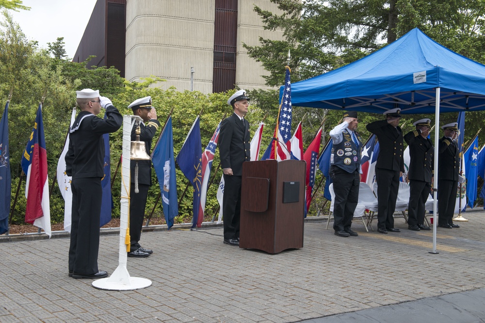 Submarine Group 9 Memorial Day &quot;Tolling the Boats&quot; Ceremony