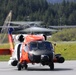 Coast Guard Air Station Kodiak aircrew prepares for take off