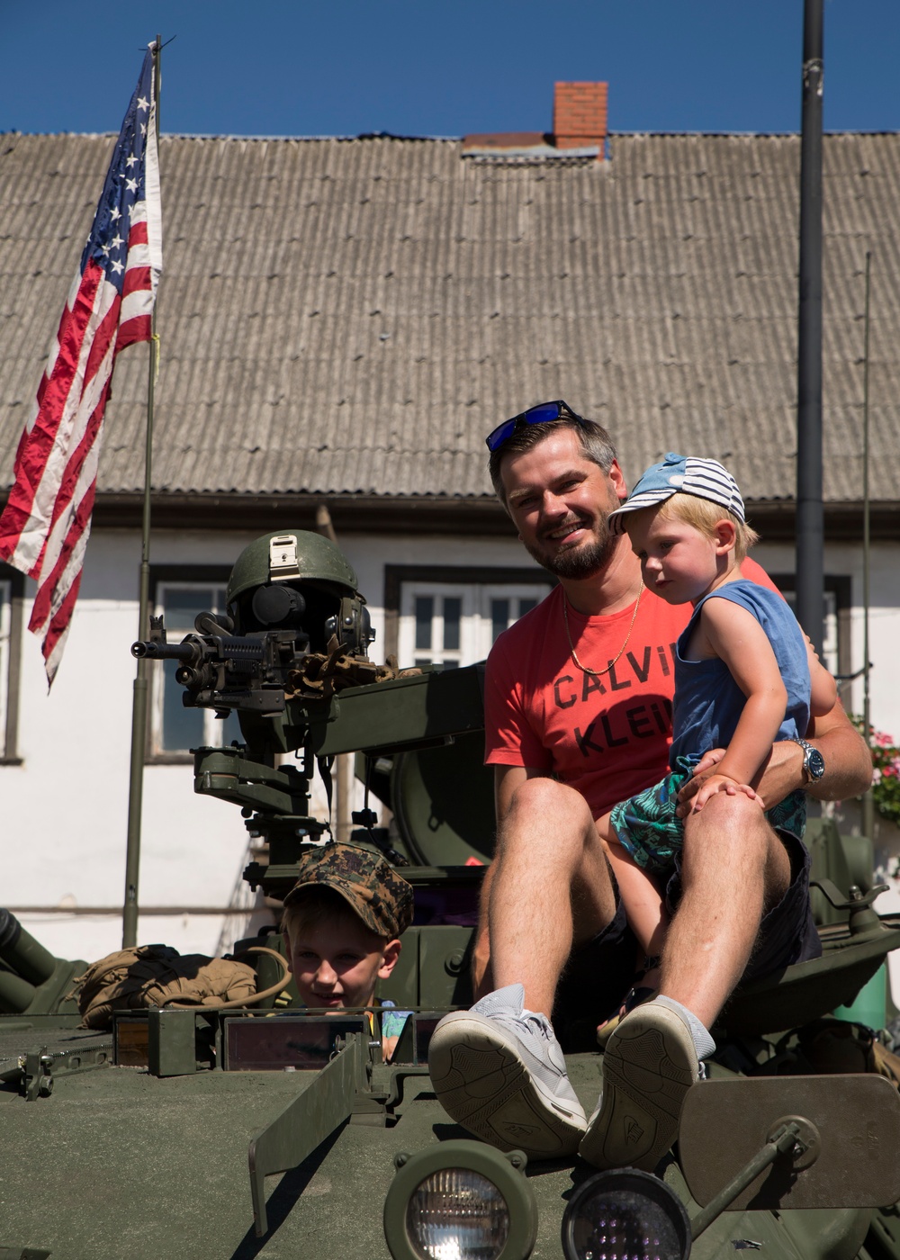 4th Lar Marines Interact With Latvian Locals During Saber Strike 18