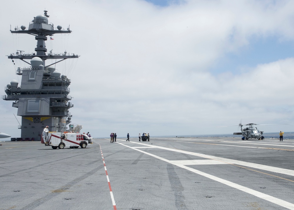 CVN 78 Helicopter Flight Operations