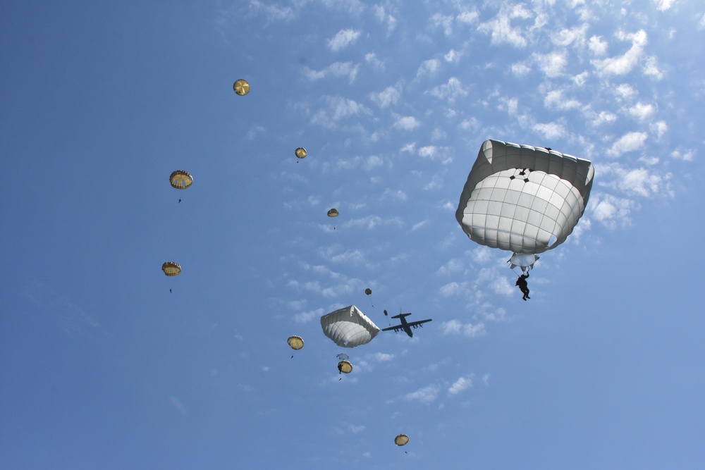 Allied Parachutes on Normandy