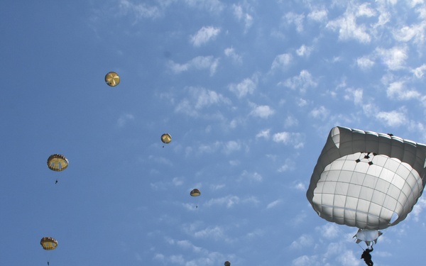 Allied Parachutes on Normandy