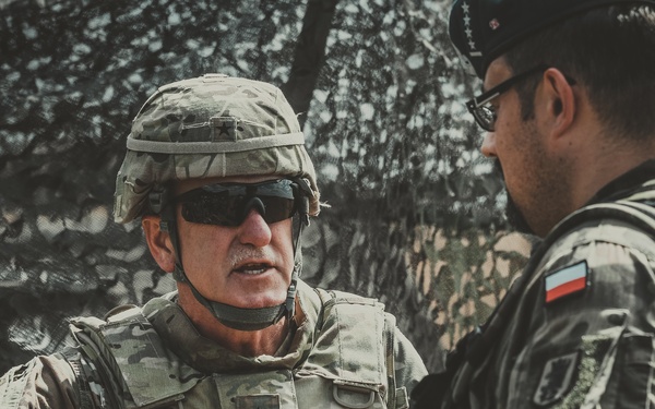 Patriot missiles and the Polish Army take the field