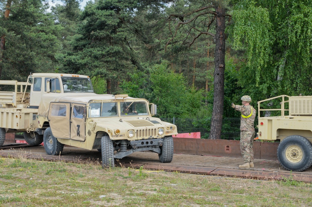 1st Armored Brigade Combat Team 1st Cavalry Division Railhead Operations in Poland