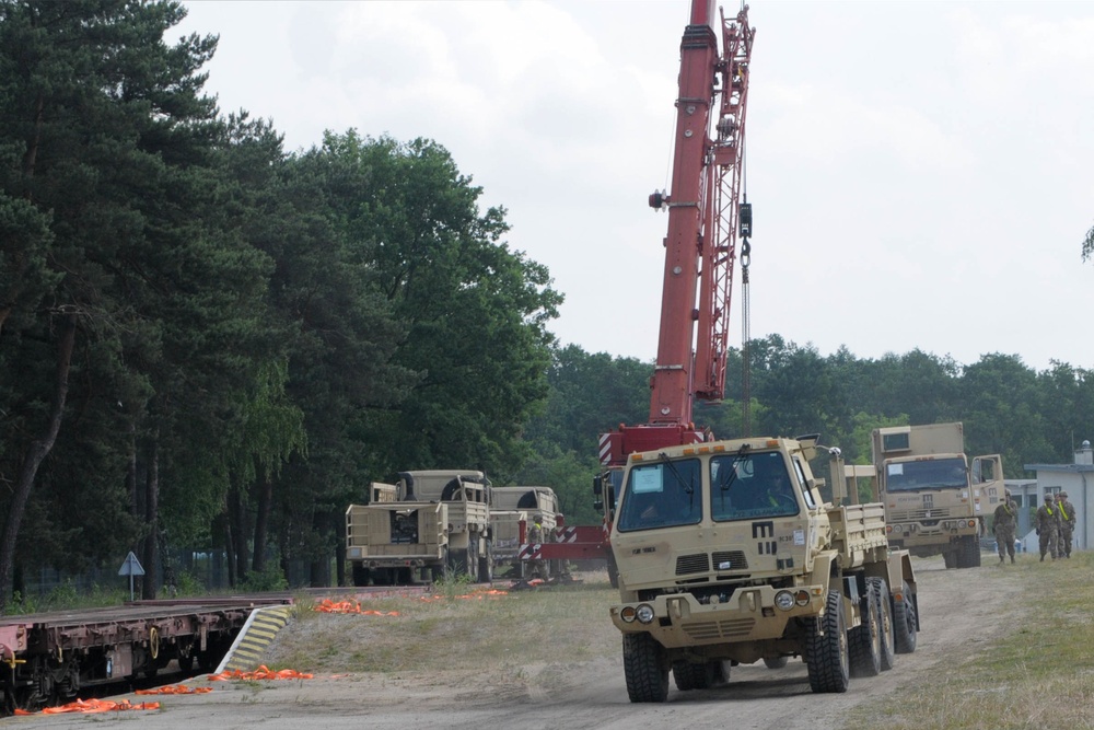 1st Armored Brigade Combat Team 1st Cavalry Division Railhead Operations in Poland