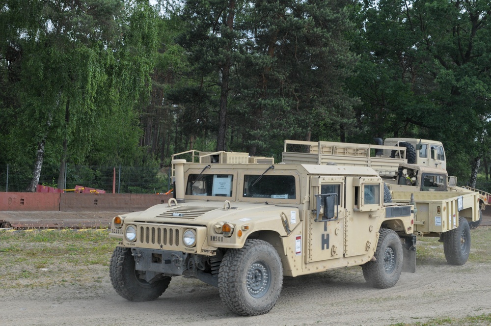 1st Armored Brigade Combat Team 1st Cavalry Division Railhead Operations in Poland