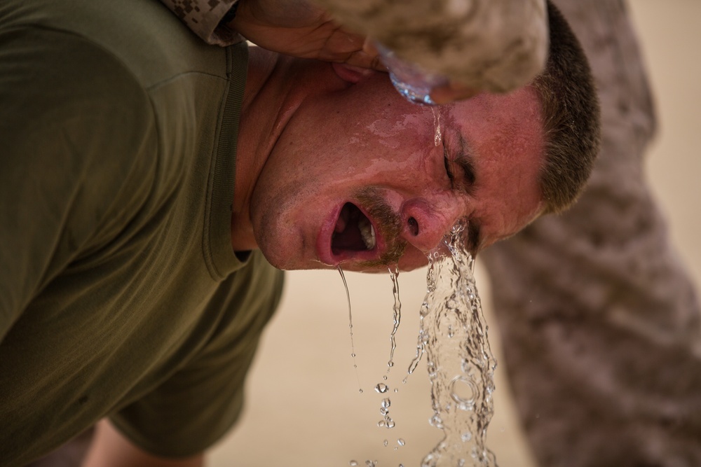 3rd Battalion 7th Marines OC Spray Course