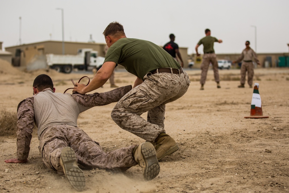 3rd Battalion 7th Marines OC Spray Course