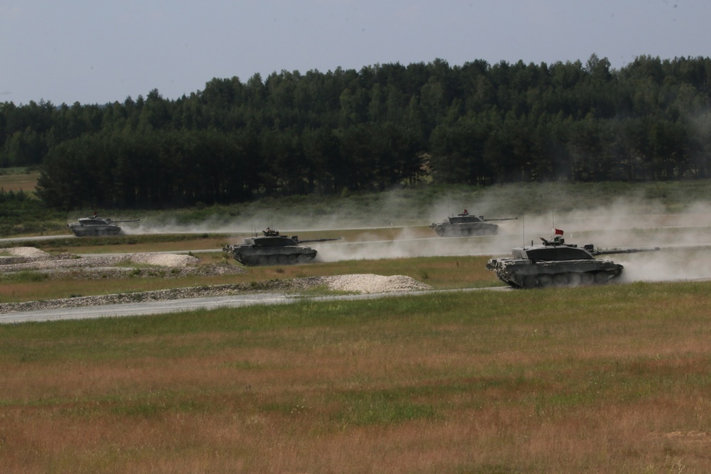 UK tanks at Strong Europe Tank Challenge 2018