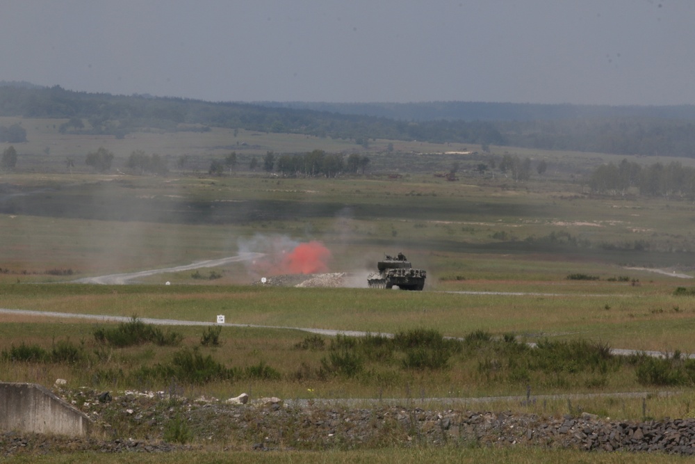 UK tanks at Strong Europe Tank Challenge 2018