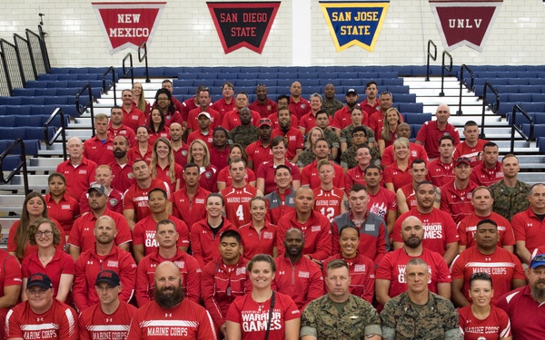 2018 DoD Warrior Games Team Marine Corps Team Photo