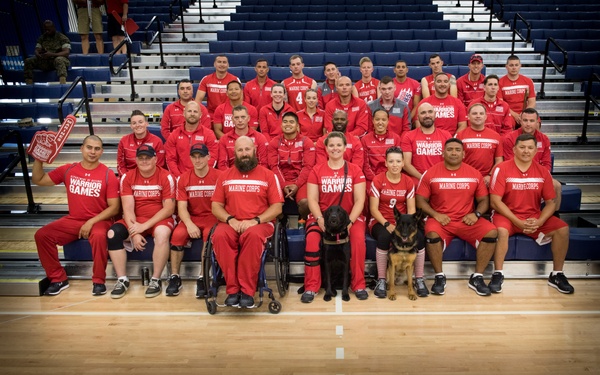 2018 DoD Warrior Games Team Marine Corps Team Photo