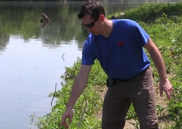Seneca Bluffs ecoystem restoration site visit