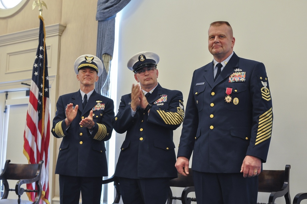 Master Chief Petty Officer of the Coast Guard Reserve Change of Watch 2018