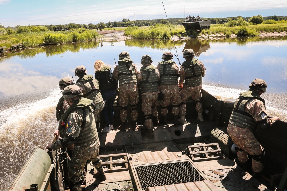 Saber Strike 18: Amphibious Training with Battle Group Poland