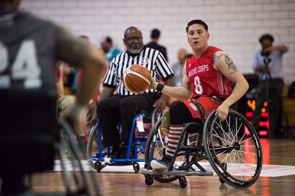 2018 DoD Warrior Games Wheelchair Basketball Prelims