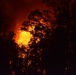 Lava fissures light up Pahoa skies