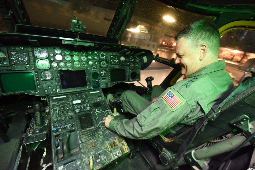Reunited: AFSOC commander visits museum, boards former helicopter