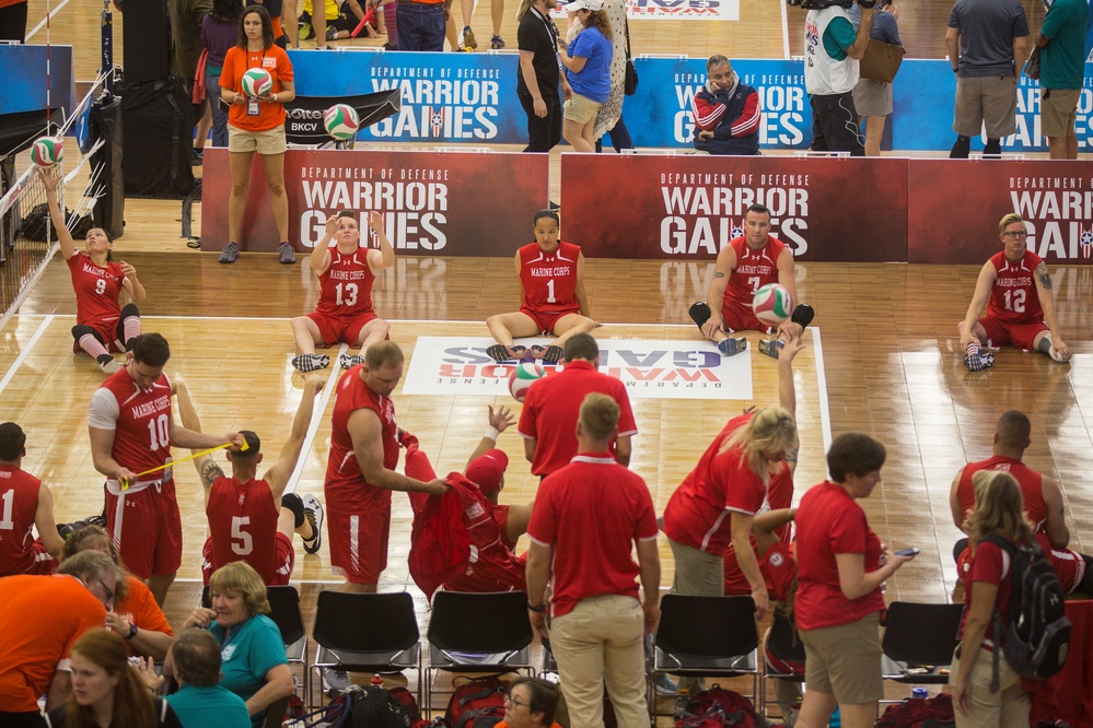 2018 Warrior Games Sitting Volleyball Preliminaries