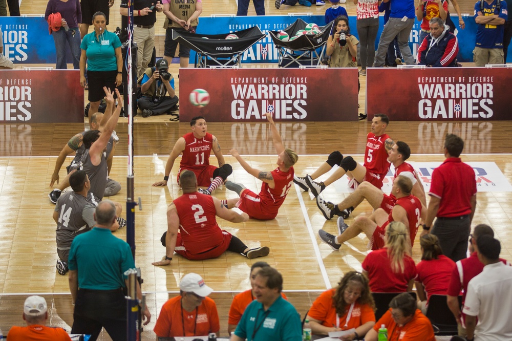 2018 Warrior Games Sitting Volleyball Preliminaries