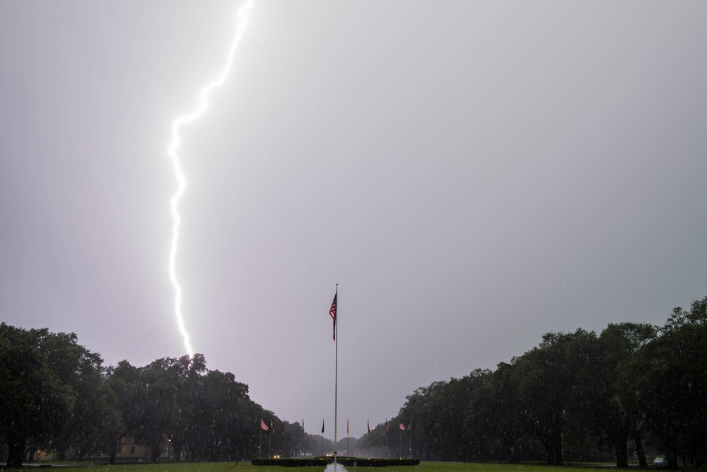 Thunderstorm at Barksdale