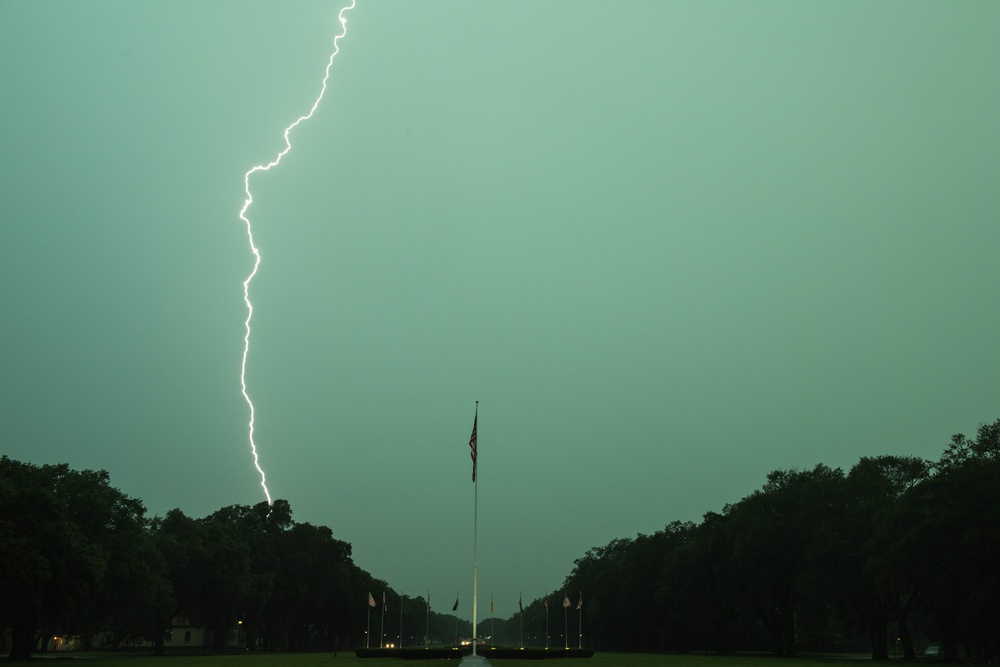 Thunderstorm at Barksdale