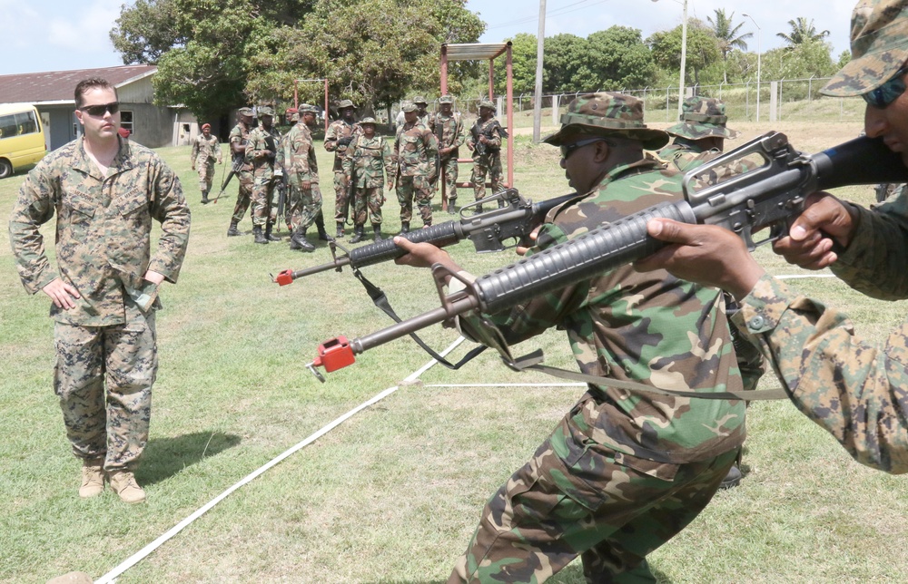 U.S. Marines help train Caribbean partners during Tradewinds 2018
