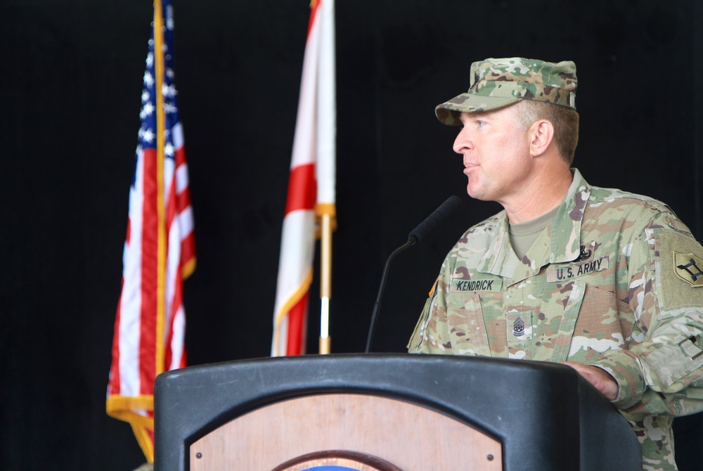 CSM Kendrick Assumes Responsibility of the 83rd Troop Command