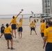 CRG 1 plays Beach Volleyball during Command PT