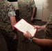 Lance Corporal Harris's Promotion Ceremony