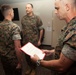 Lance Corporal Harris's Promotion Ceremony