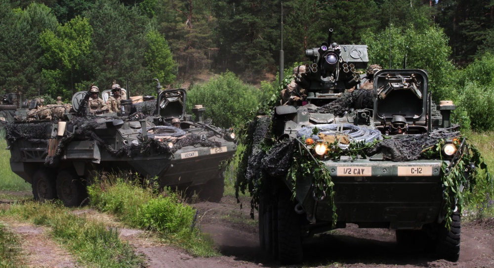 Battle Group Poland conducts amphibious training at Saber Strike 18