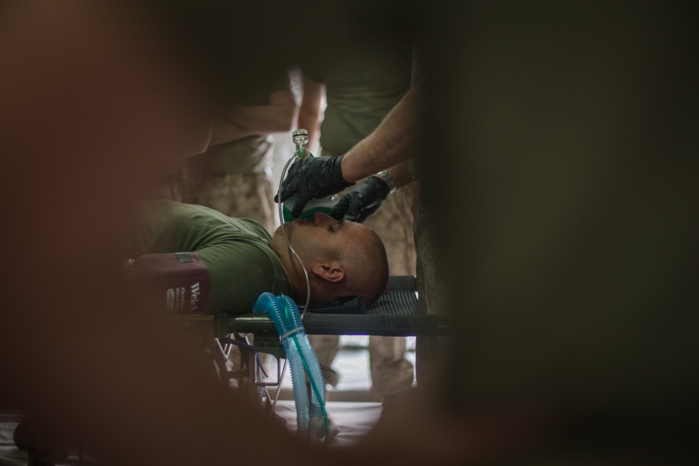 Nurses, Corpsmen take part in shock trauma drills