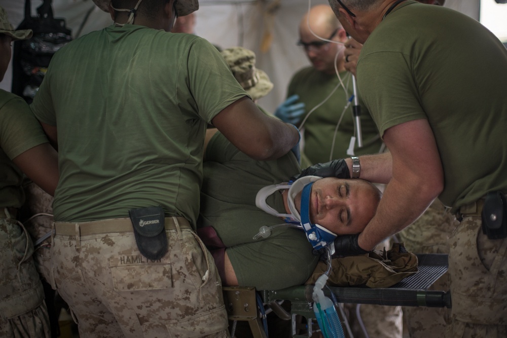 Nurses, Corpsmen take part in shock trauma drills