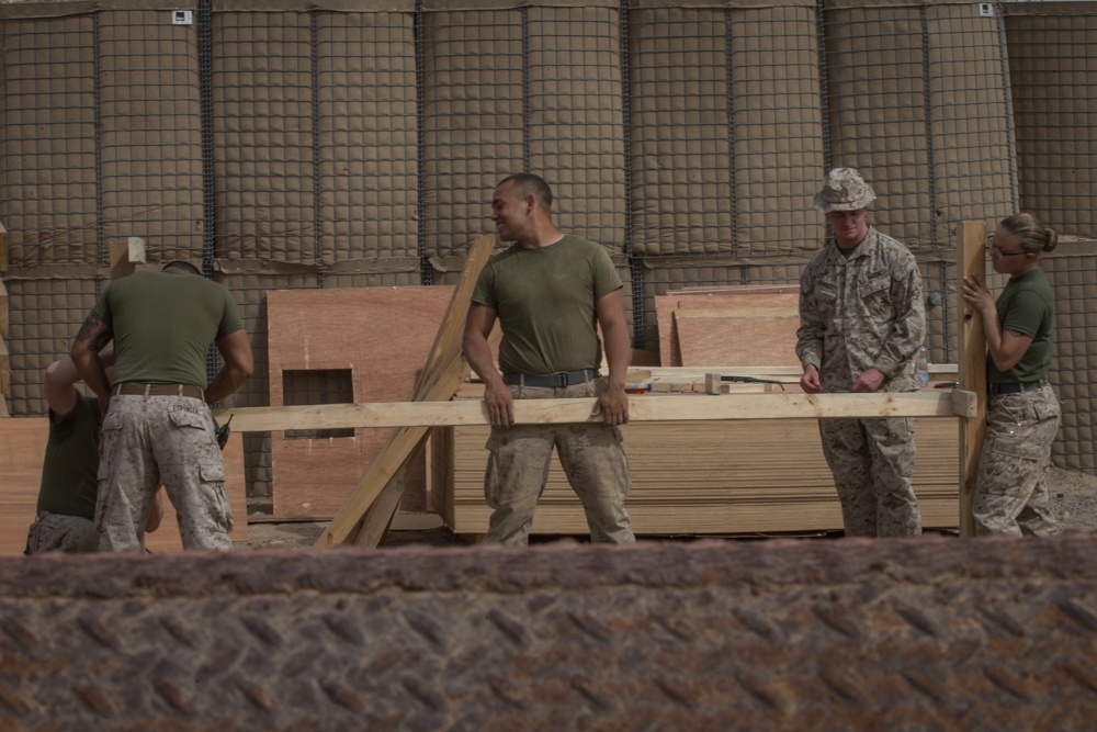 CLD-37 Marines build bins