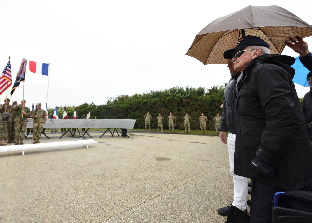 Pointe du Hoc Ranger Monument commemoration ceremony