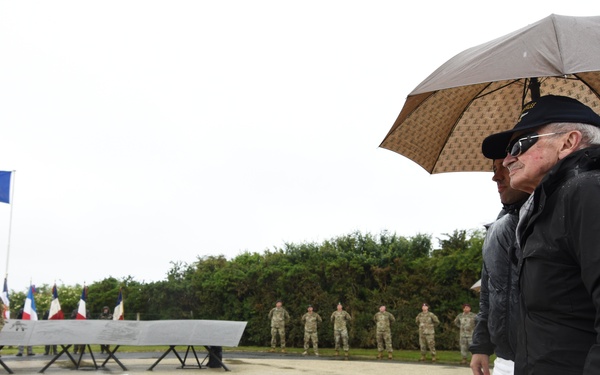 Pointe du Hoc Ranger Monument commemoration ceremony