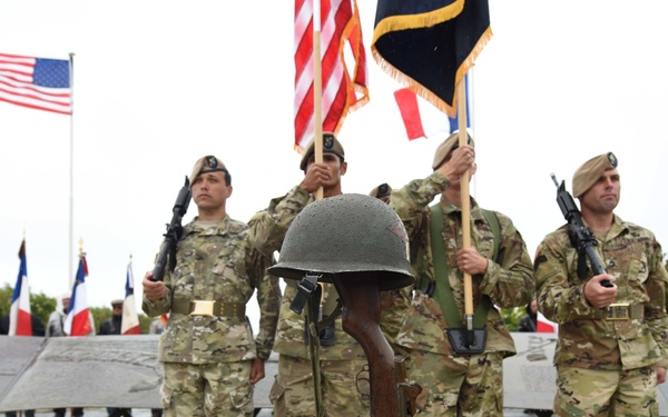 Pointe du Hoc Ranger Monument commemoration ceremony