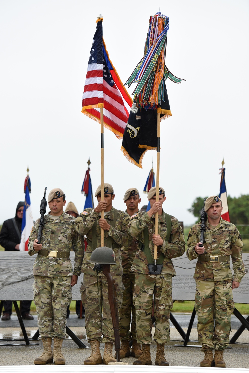 Pointe du Hoc Ranger Monument commemoration ceremony