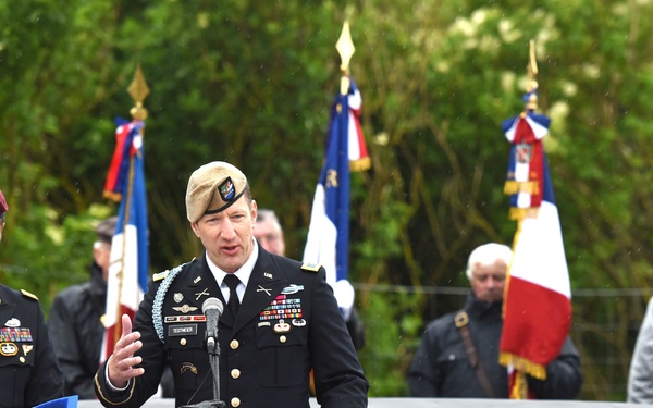 Pointe du Hoc Ranger Monument commemoration ceremony