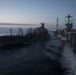 USS Gerald R. Ford Nighttime Underway Replenishment